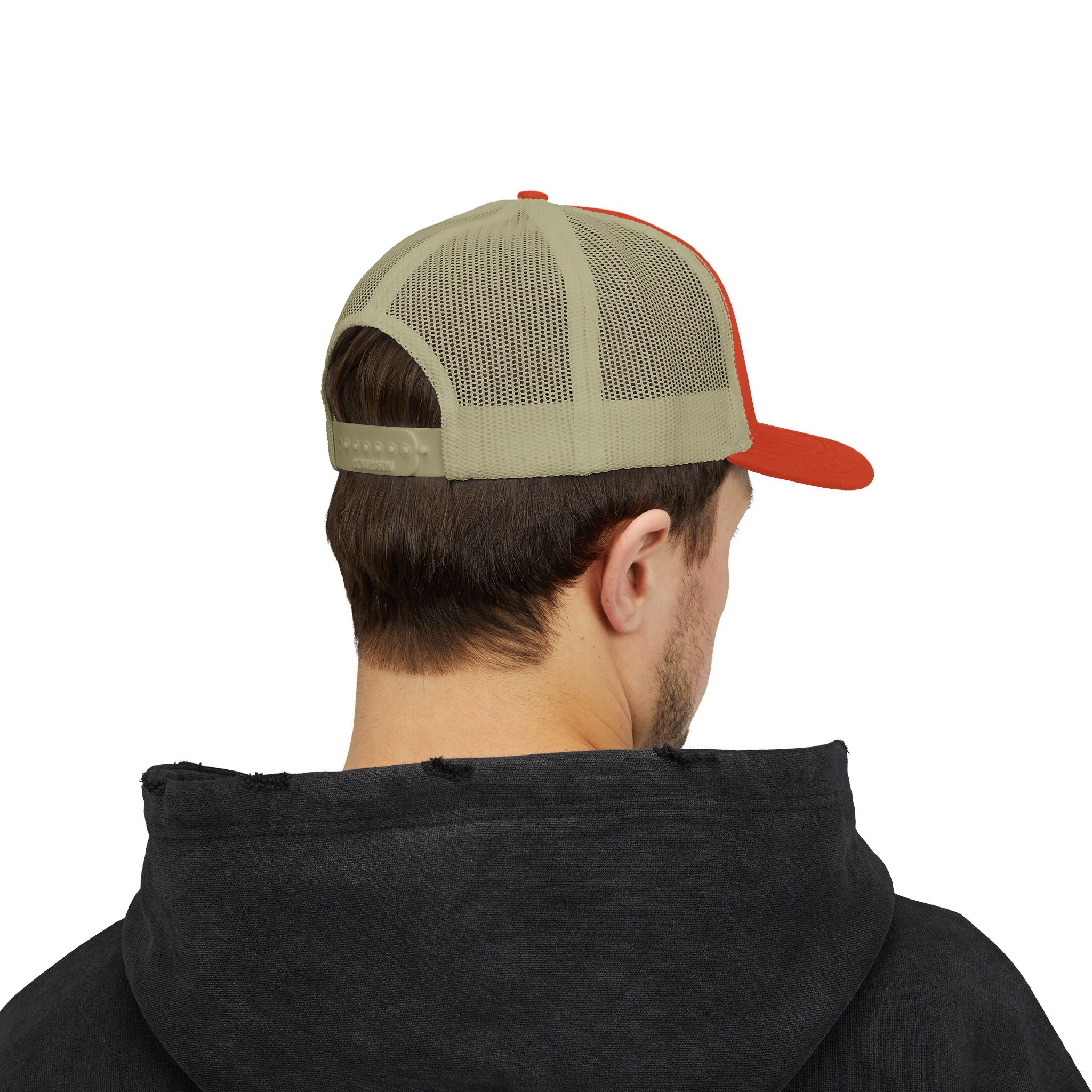 Logo Snapback Trucker Cap — Embroidered Mesh Hat