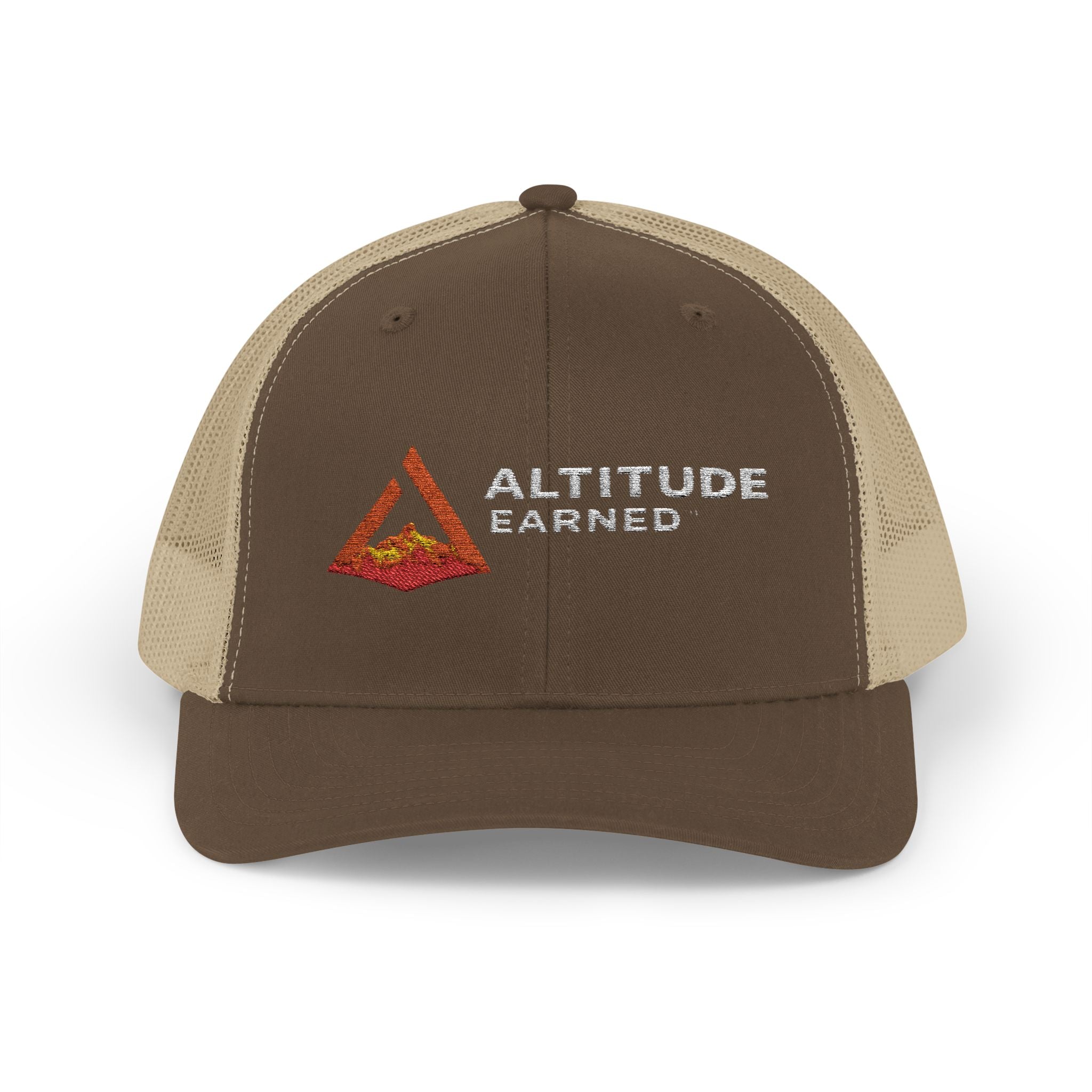 Logo Snapback Trucker Cap — Embroidered Mesh Hat