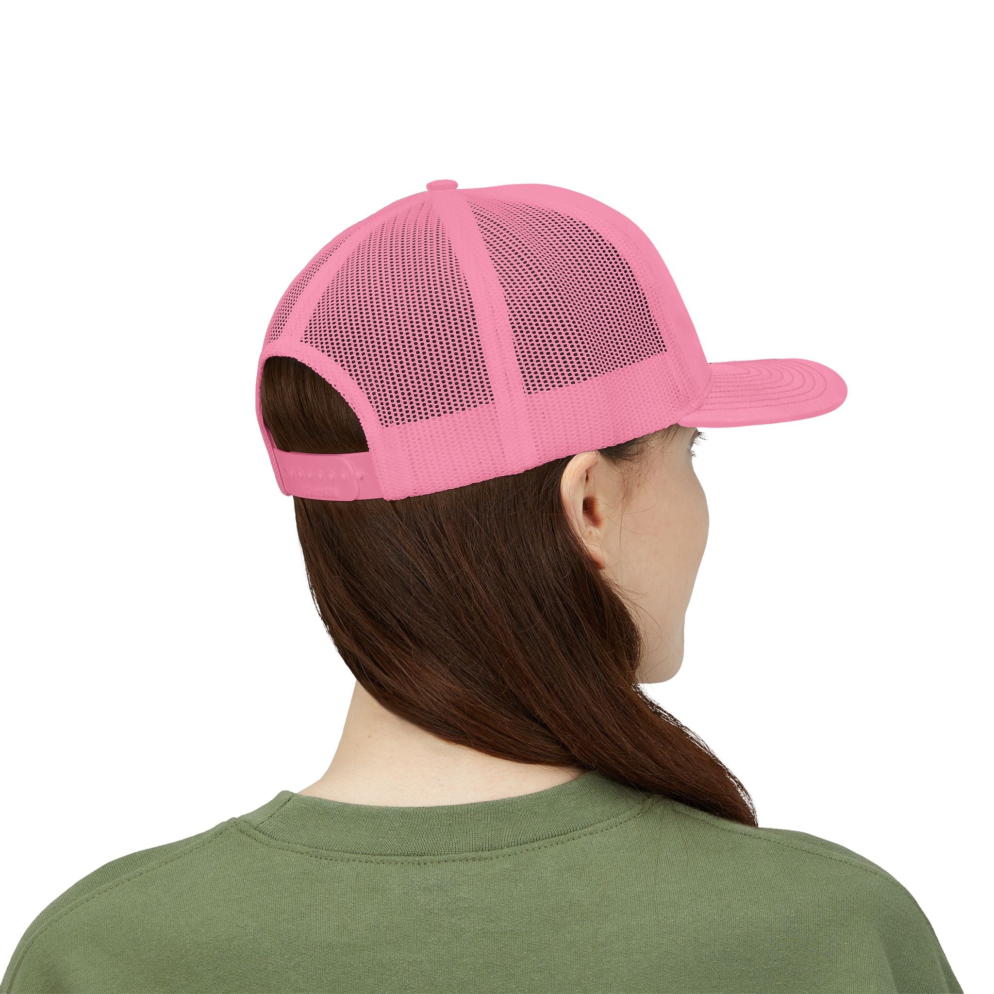 Logo Snapback Trucker Cap — Embroidered Mesh Hat