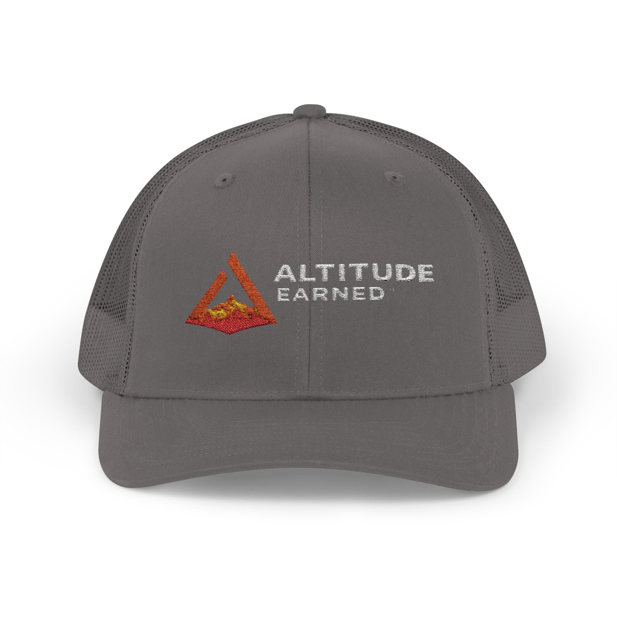 Logo Snapback Trucker Cap — Embroidered Mesh Hat