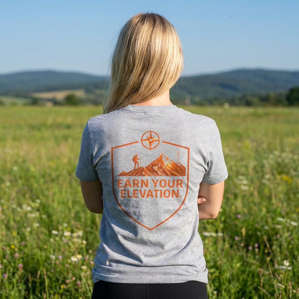 Earn Your Elevation Shield T-Shirt