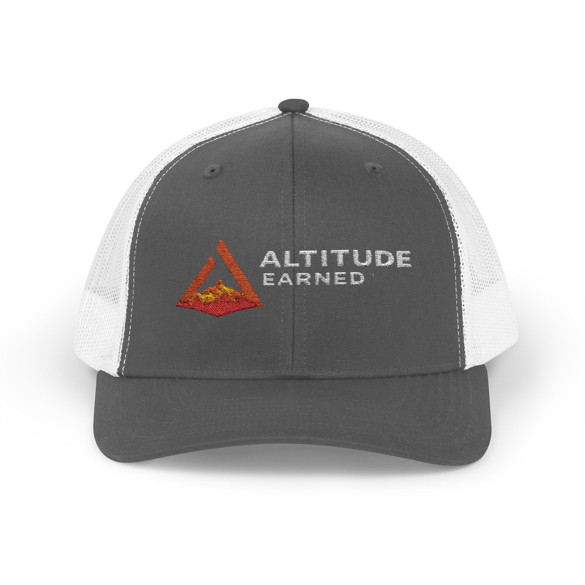 Logo Snapback Trucker Cap — Embroidered Mesh Hat