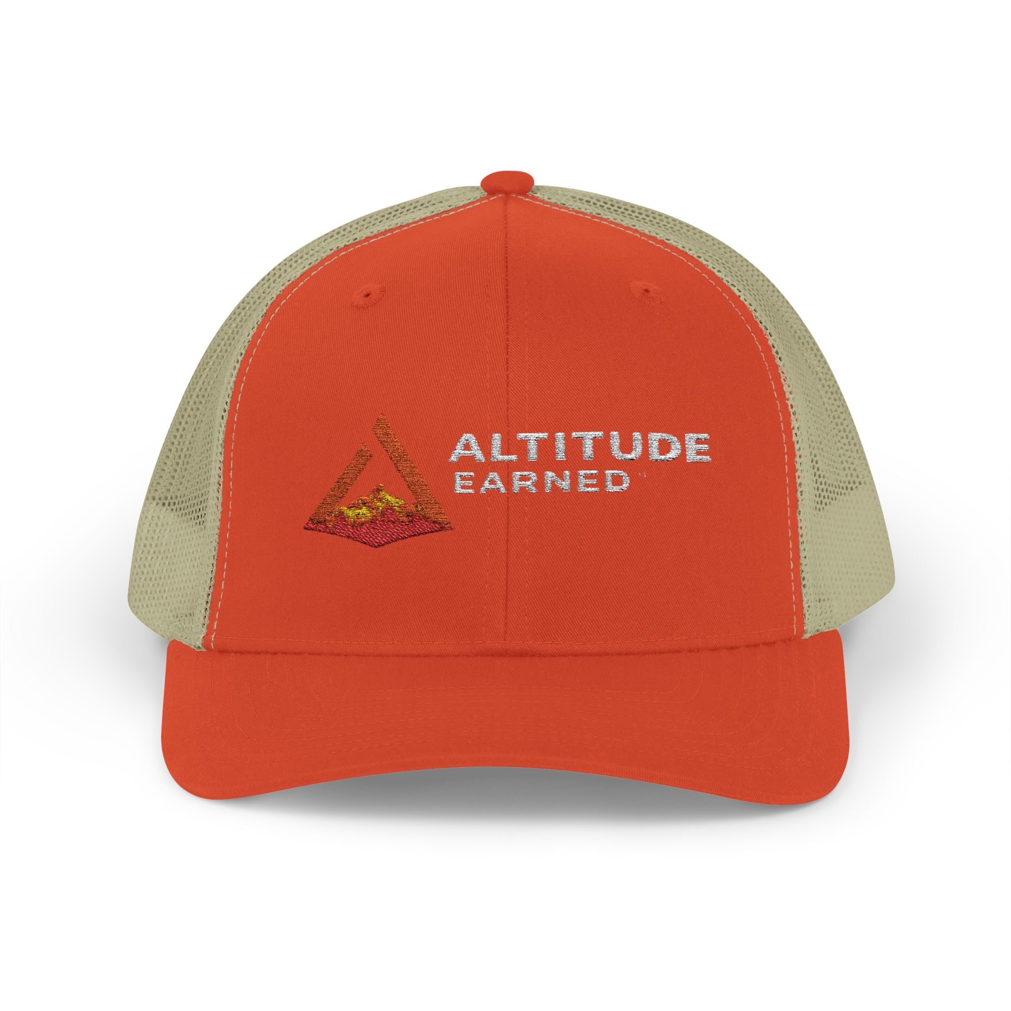 Logo Snapback Trucker Cap — Embroidered Mesh Hat