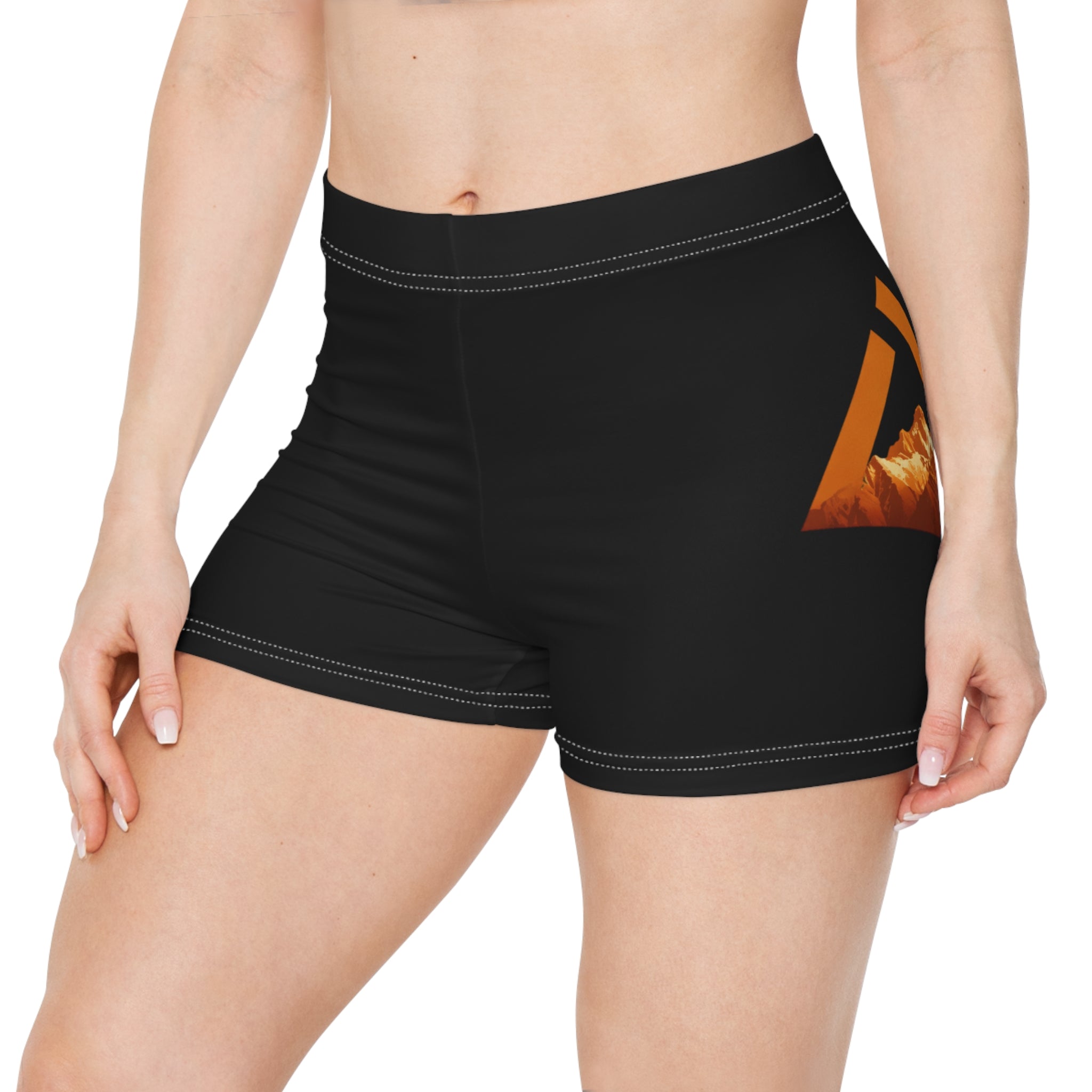 Altitude Earned Women's Shorts — 'Altitude Earned' Logo Athletic Shorts