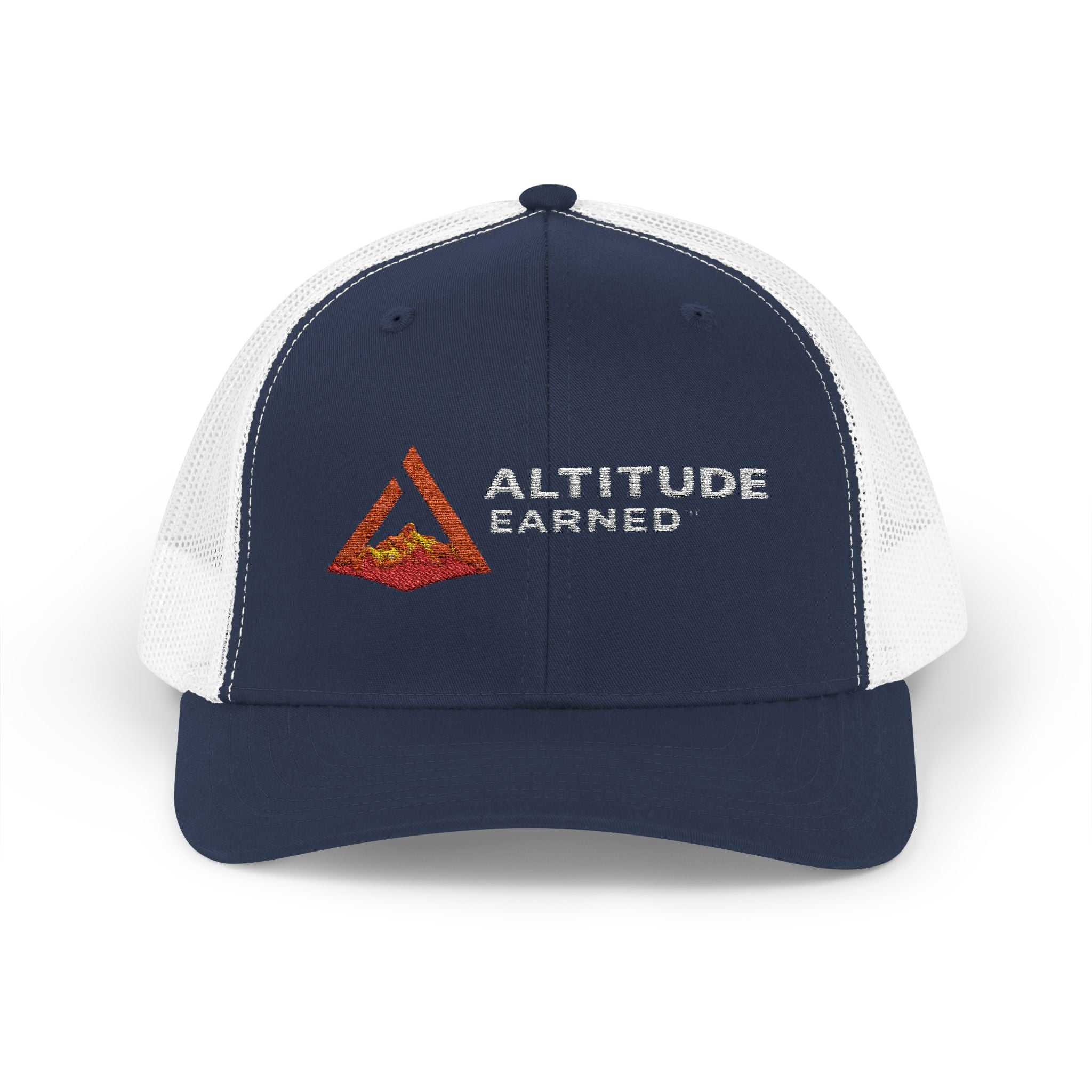 Logo Snapback Trucker Cap — Embroidered Mesh Hat