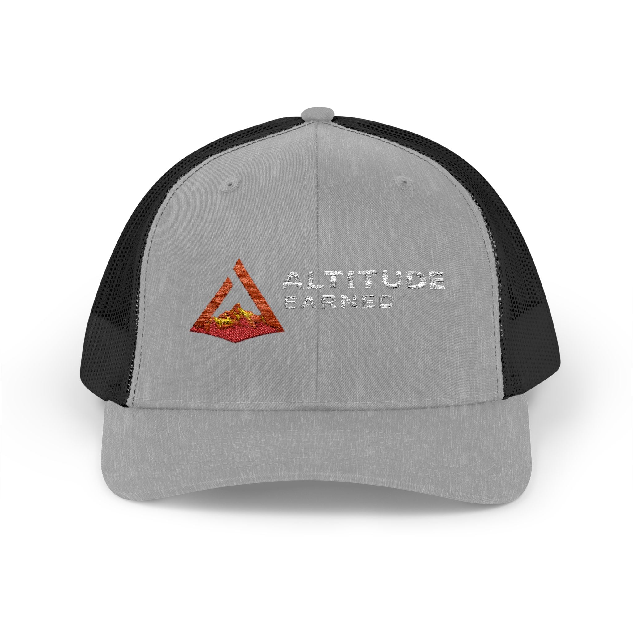 Logo Snapback Trucker Cap — Embroidered Mesh Hat