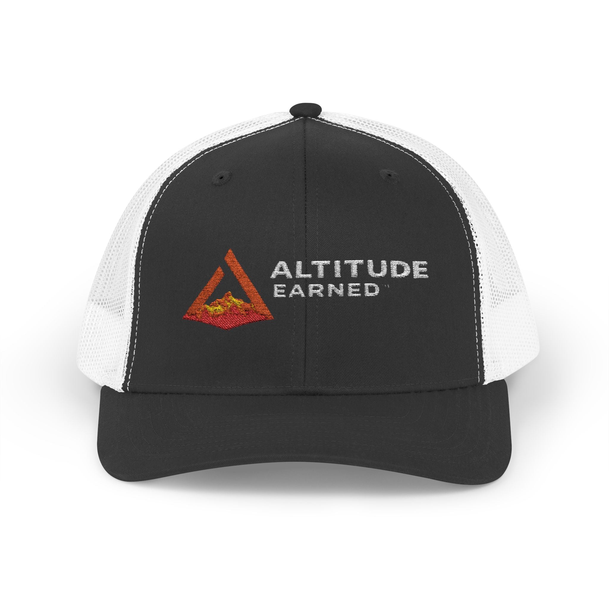 Logo Snapback Trucker Cap — Embroidered Mesh Hat