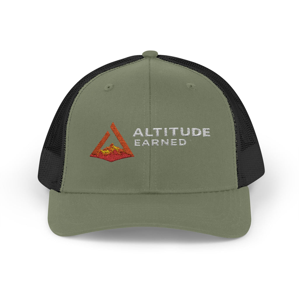 Logo Snapback Trucker Cap — Embroidered Mesh Hat
