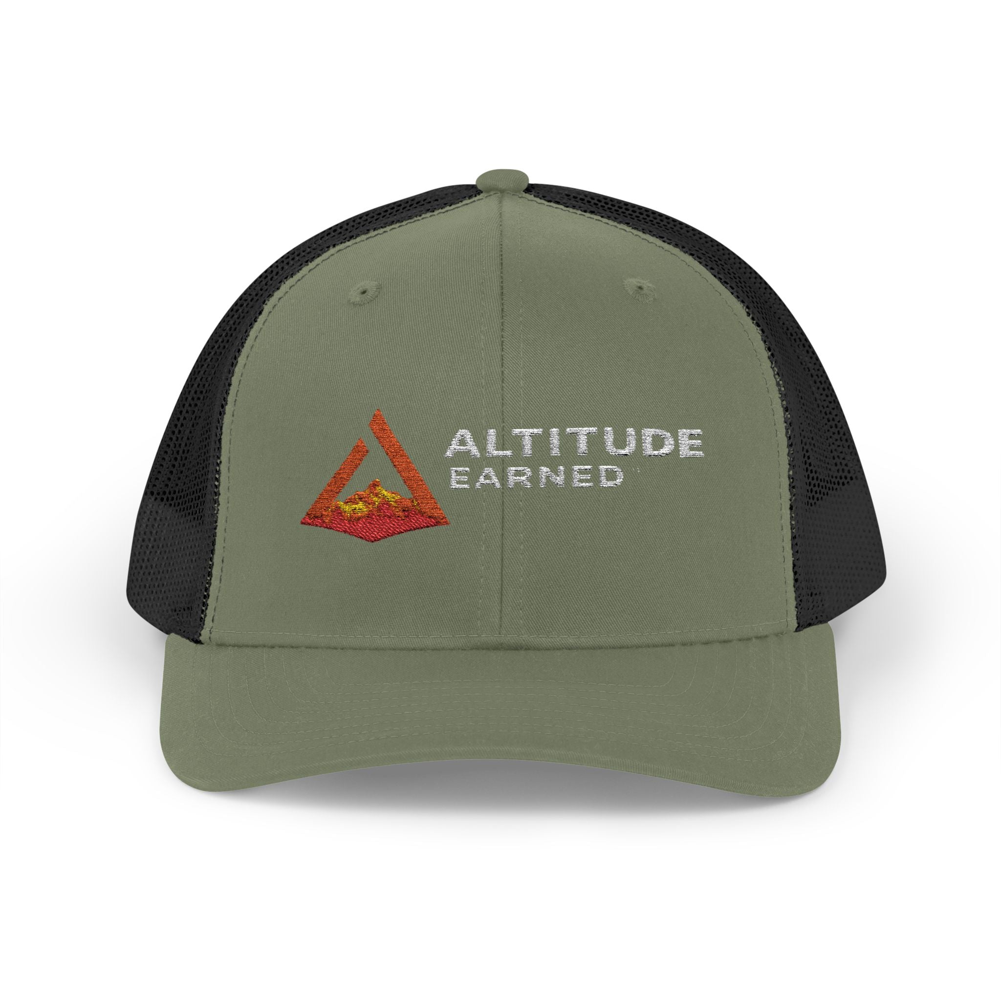 Logo Snapback Trucker Cap — Embroidered Mesh Hat