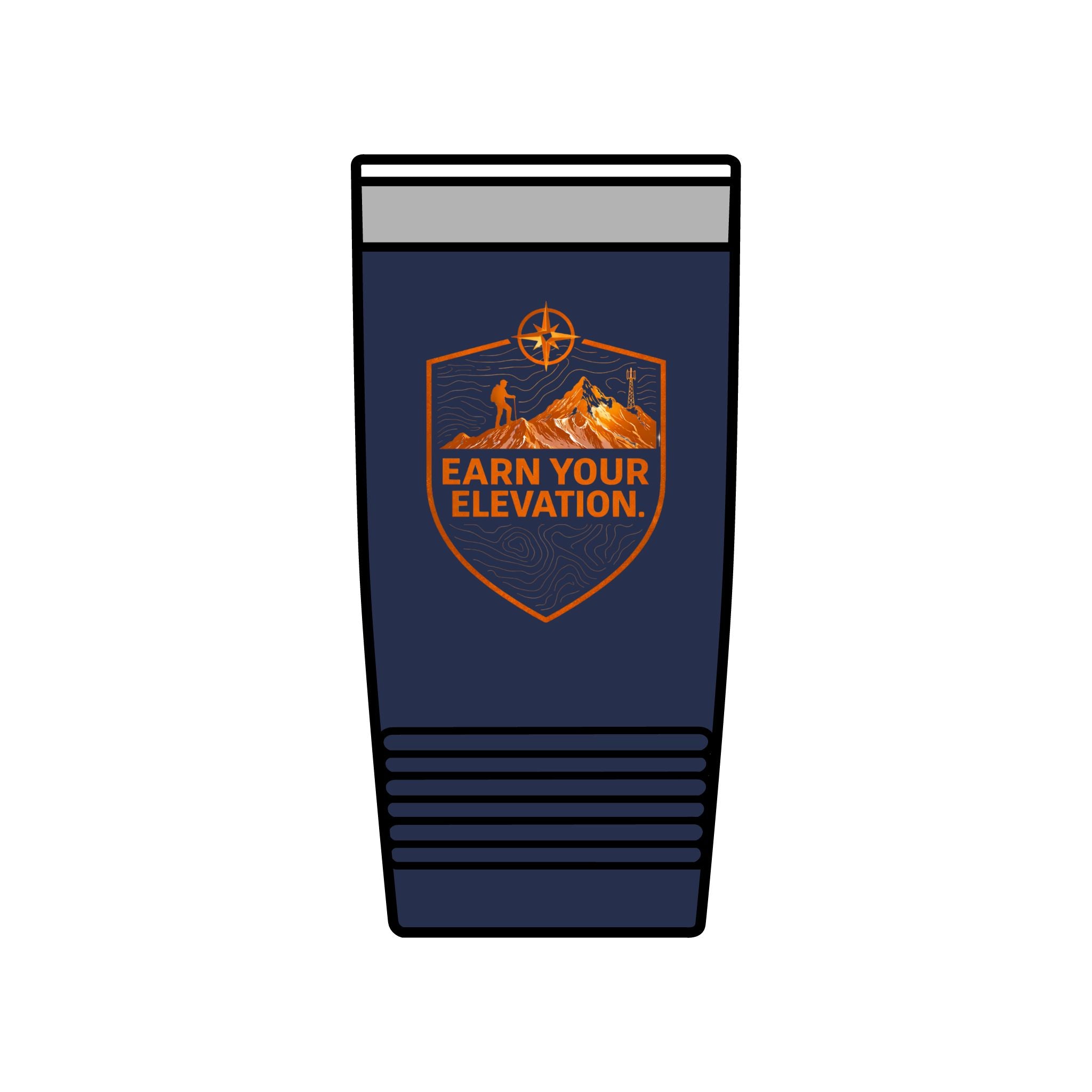 20oz Insulated Tumbler — 'Altitude Earned' Mountain Travel Cup