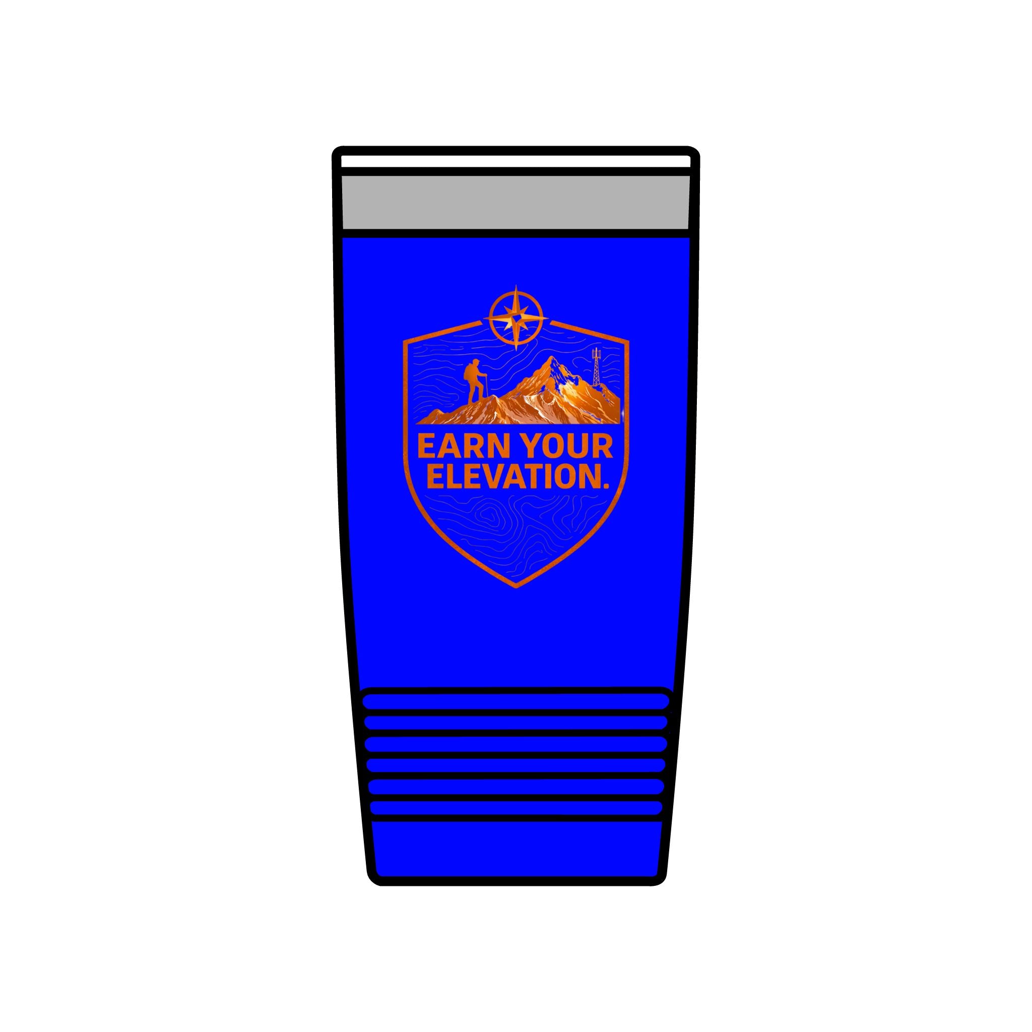 20oz Insulated Tumbler — 'Altitude Earned' Mountain Travel Cup