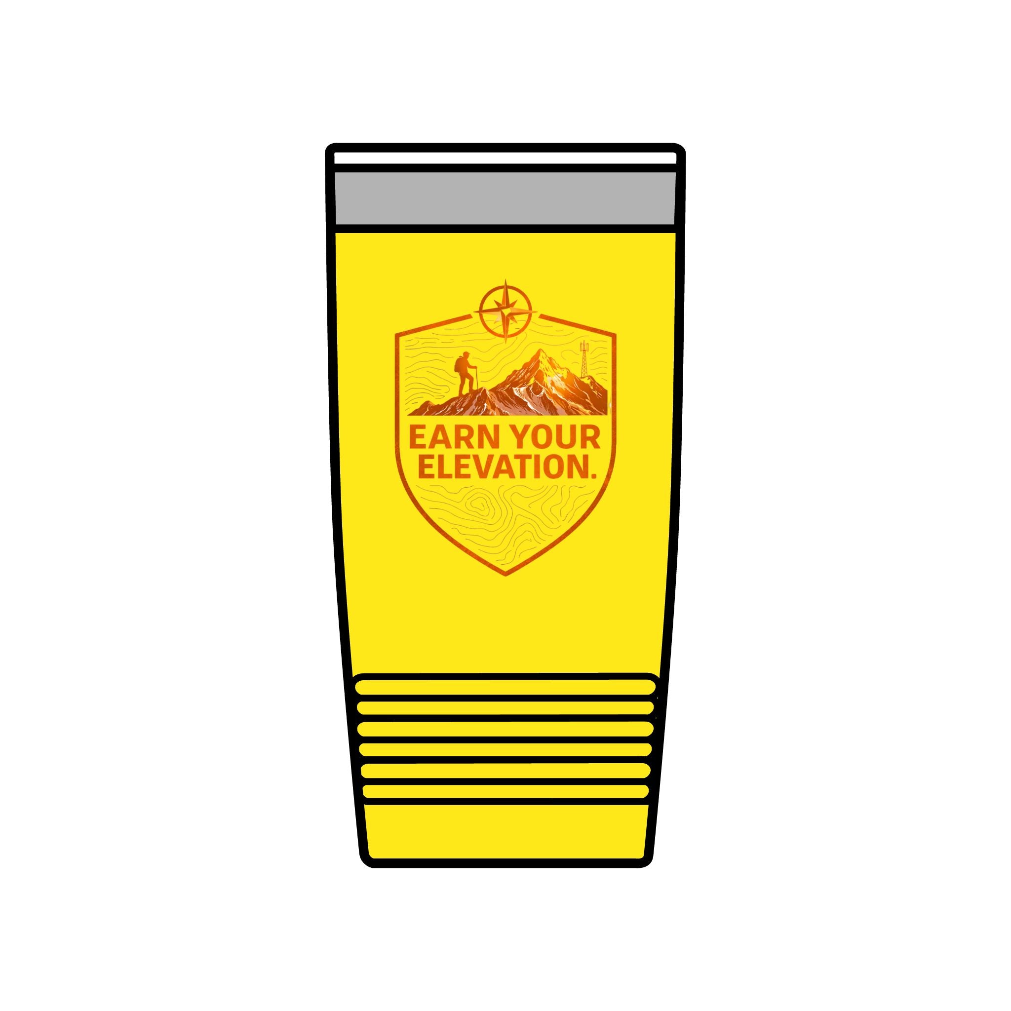 20oz Insulated Tumbler — 'Altitude Earned' Mountain Travel Cup
