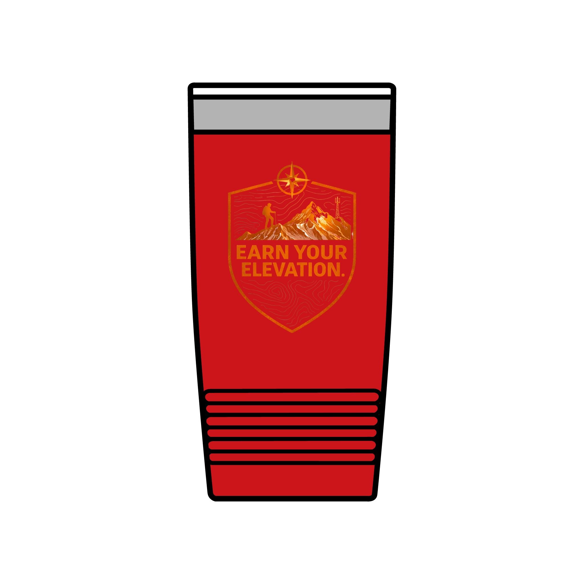 20oz Insulated Tumbler — 'Altitude Earned' Mountain Travel Cup
