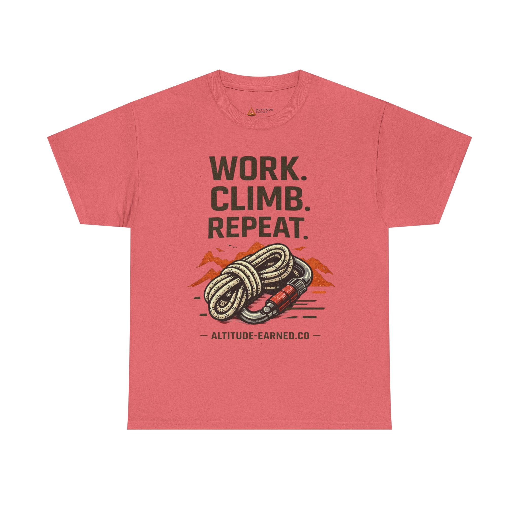 Work. Climb. Repeat. Cotton T-Shirt